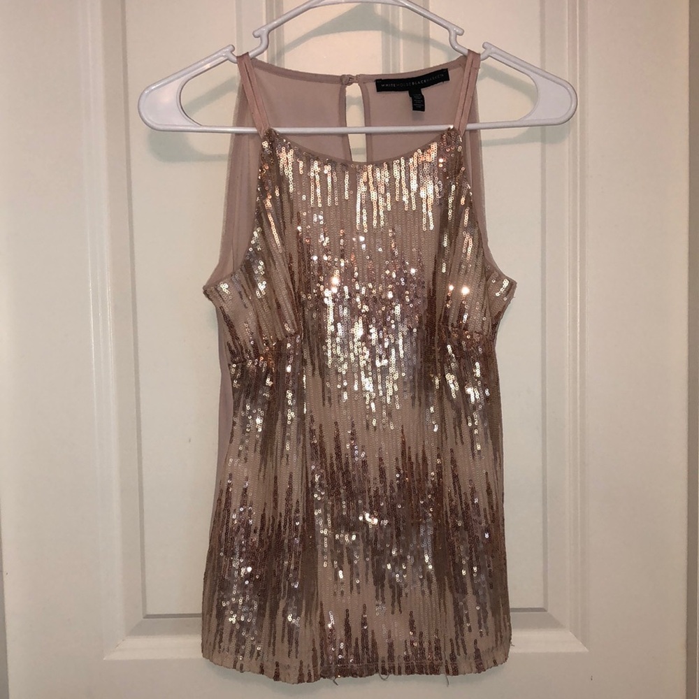 Sparkly tank top blouse